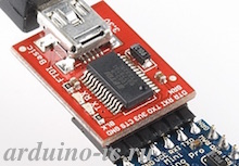 RS232-TTL FT232RL разъем Mini-Usb 3.3V-5V